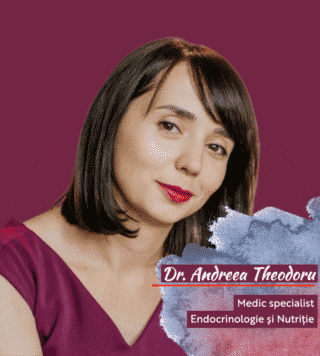 Dr. Andreea Theodoru - medic specialist Endocrinologie, Nutriție și competențe în ecografie tiroidiană
